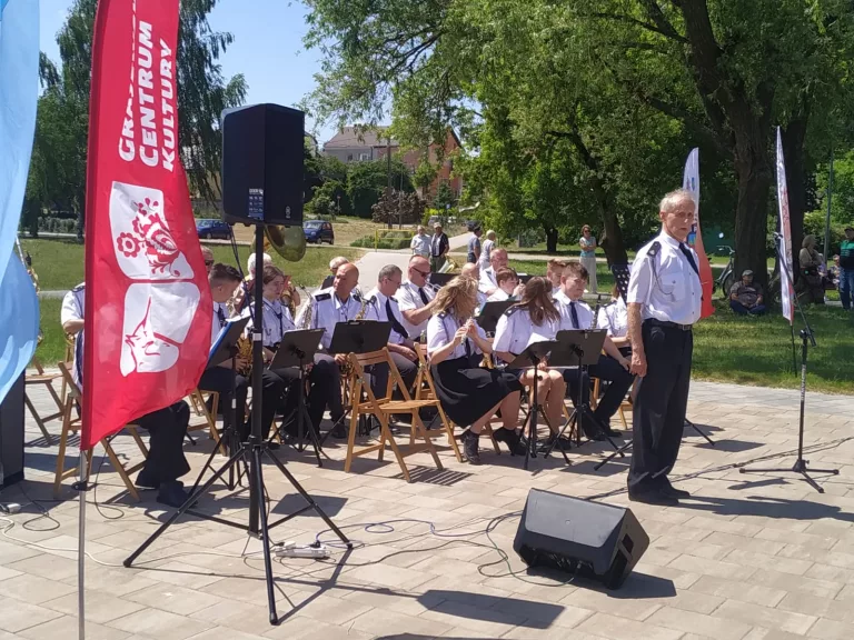 Koncert Plenerowy Miejskiej Orkiestry Dętej OSP w Grajewie