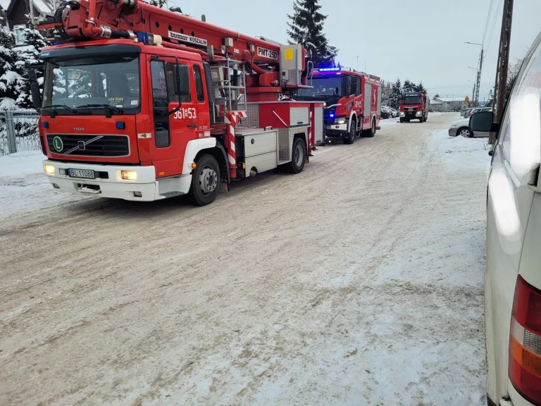 Pożar sadzy w budynku jednorodzinnym